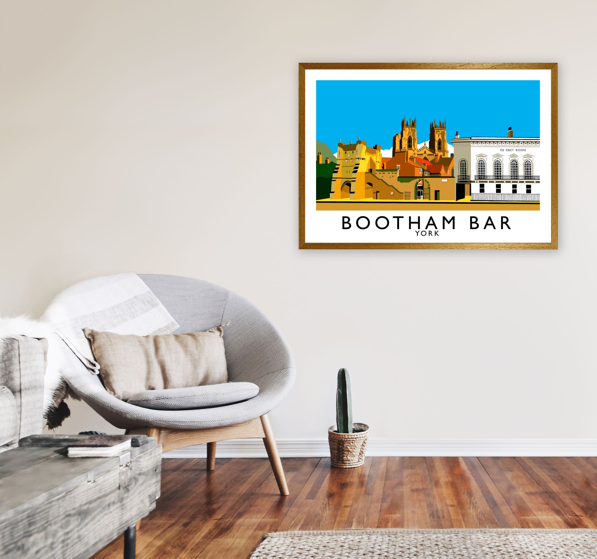 Bootham Bar York Art Print by Richard O'Neill A1 Print Only