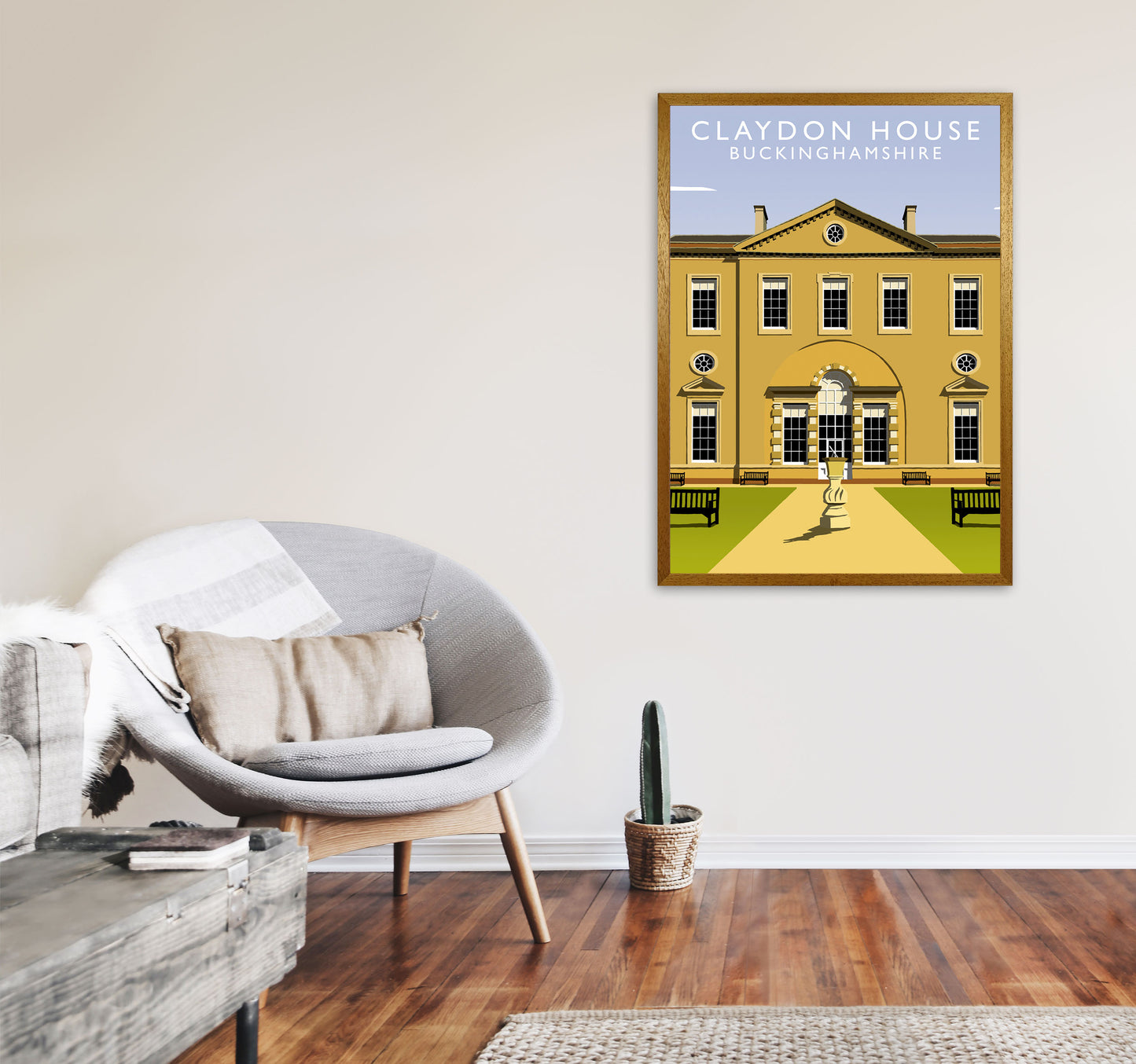 Claydon House Portrait by Richard O'Neill A1 Print Only