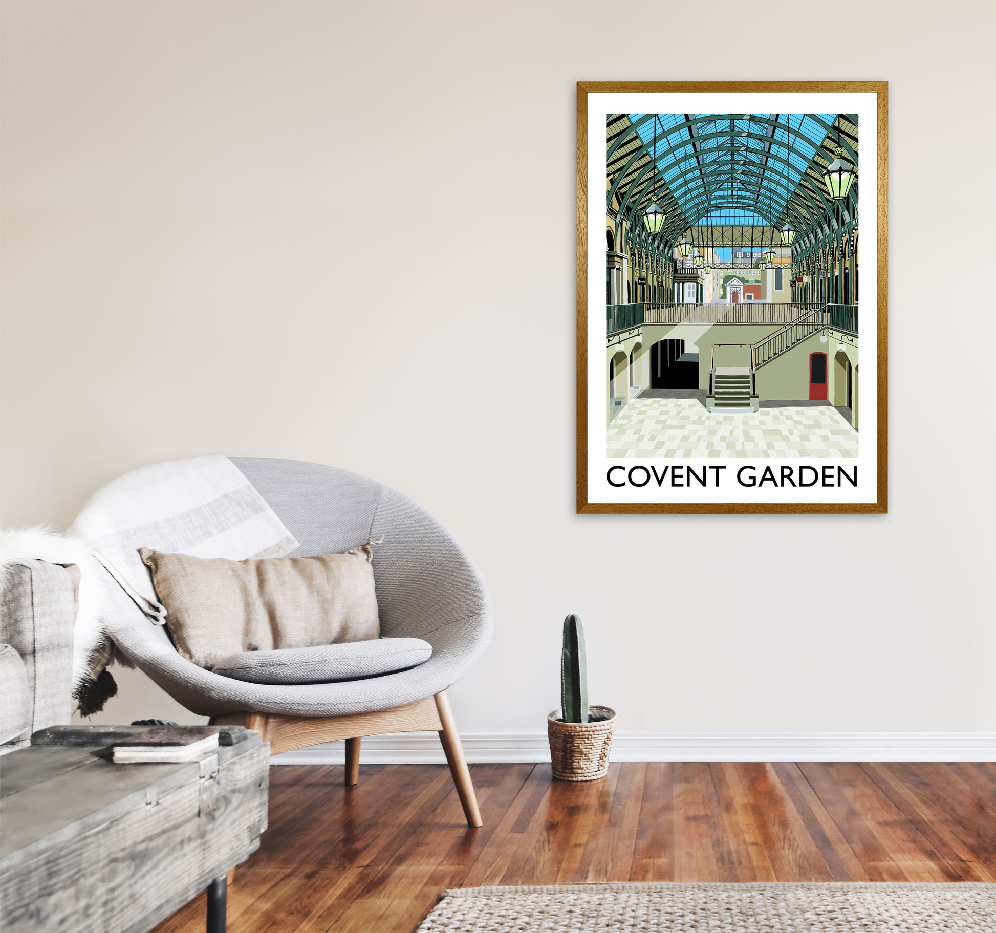 Covent Garden Art Print by Richard O'Neill A1 Print Only