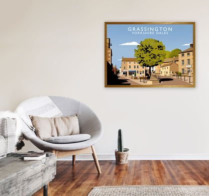 Grassington Yorkshire Dales Art Print by Richard O'Neill A1 Print Only