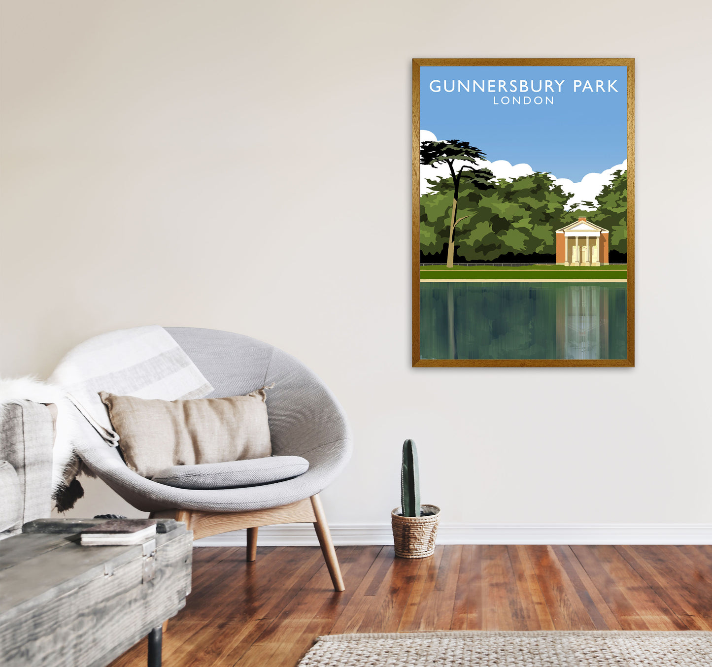 Gunnersbury Park Portrait by Richard O'Neill A1 Print Only