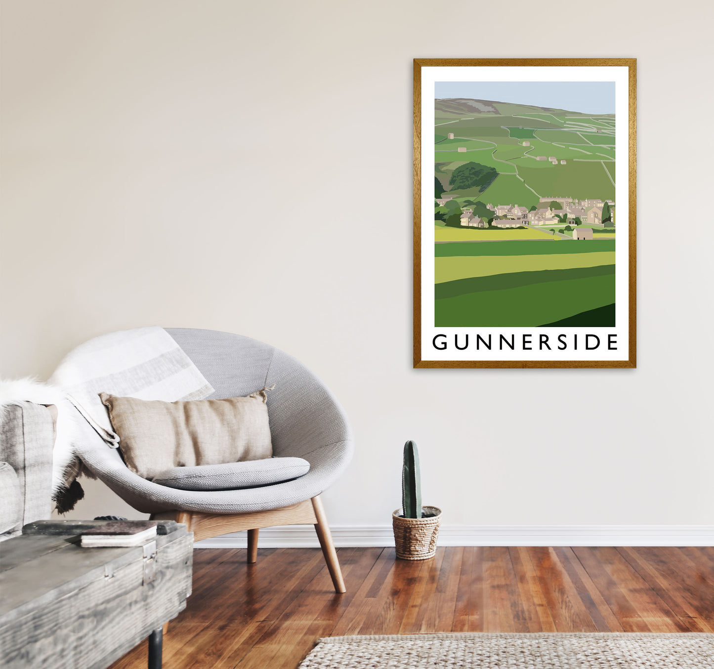 Gunnerside Portrait by Richard O'Neill A1 Print Only