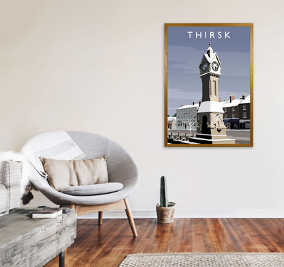 Thirsk 2 (Snow) portrait by Richard O'Neill A1 Print Only