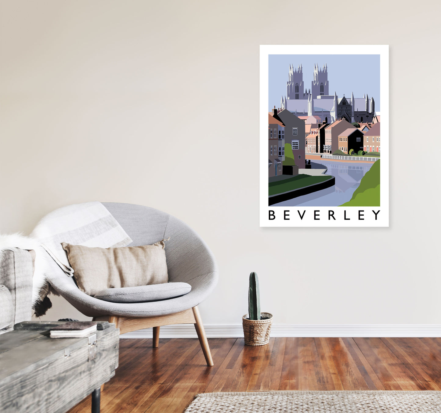 Beverley Art Print by Richard O'Neill A1 Black Frame