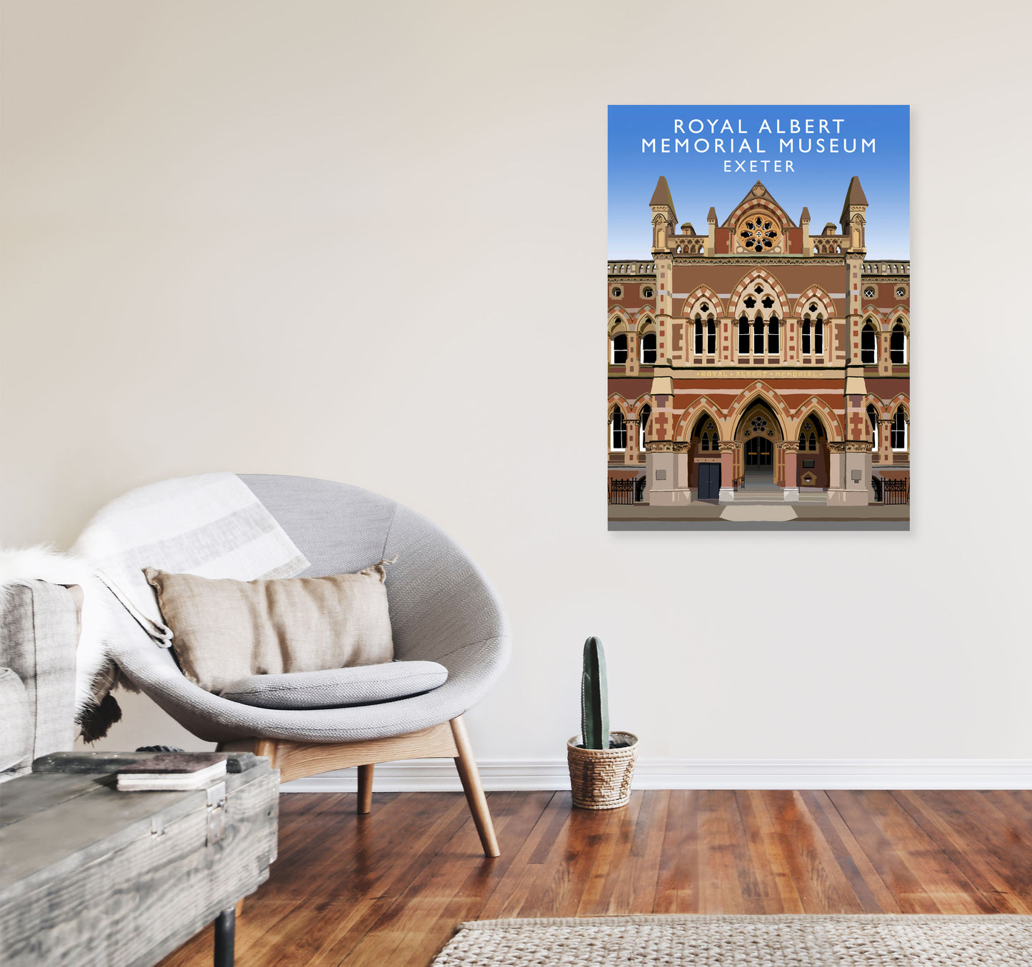 Albert Memorial Museum by Richard O'Neill A1 Black Frame