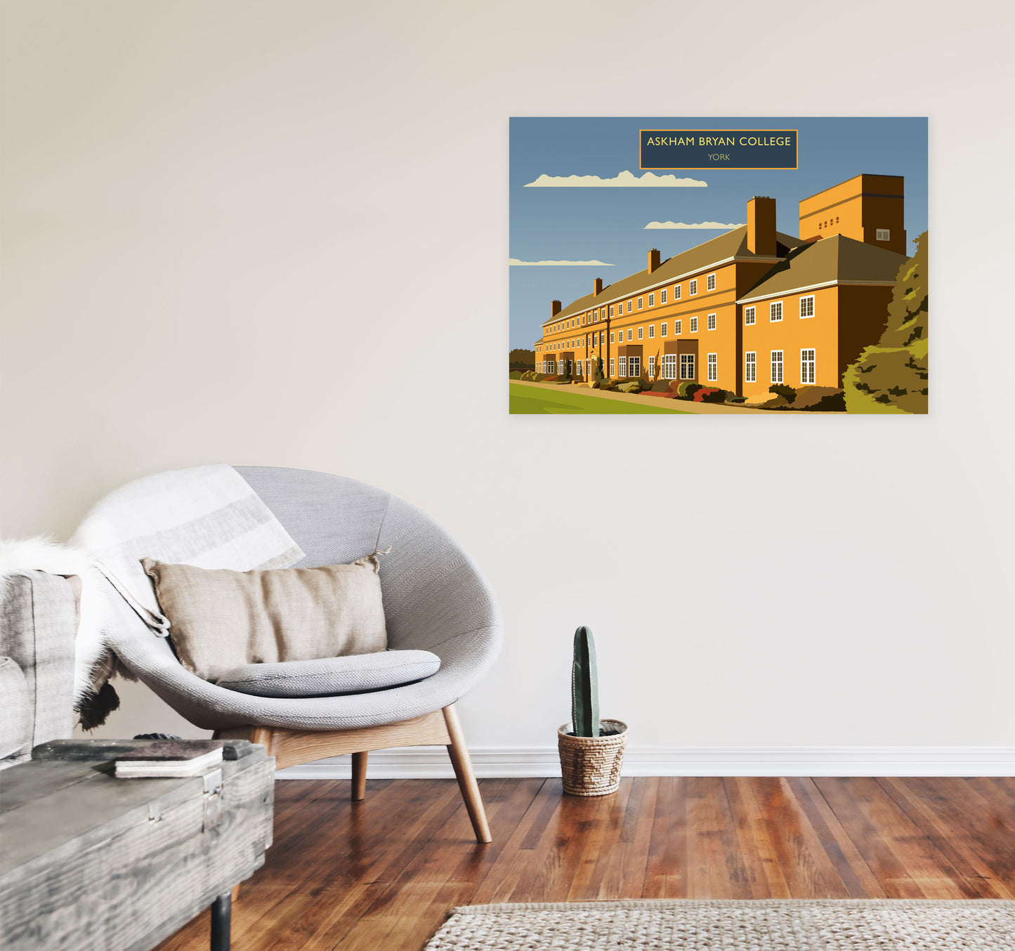 Askham Bryan College by Richard O'Neill A1 Black Frame