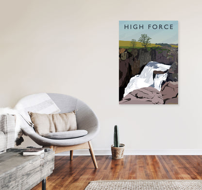 High Force 2 portrait by Richard O'Neill A1 Black Frame