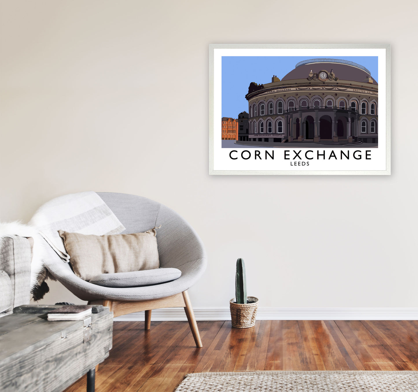 Corn Exchange by Richard O'Neill A1 Oak Frame