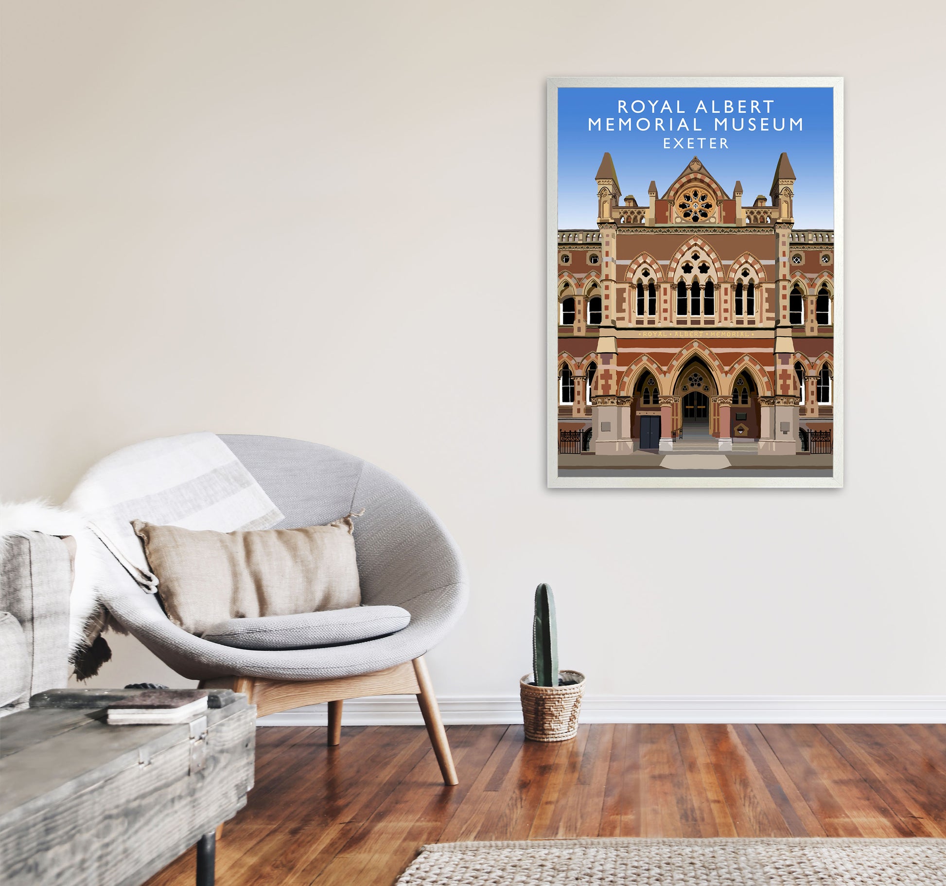 Albert Memorial Museum by Richard O'Neill A1 Oak Frame