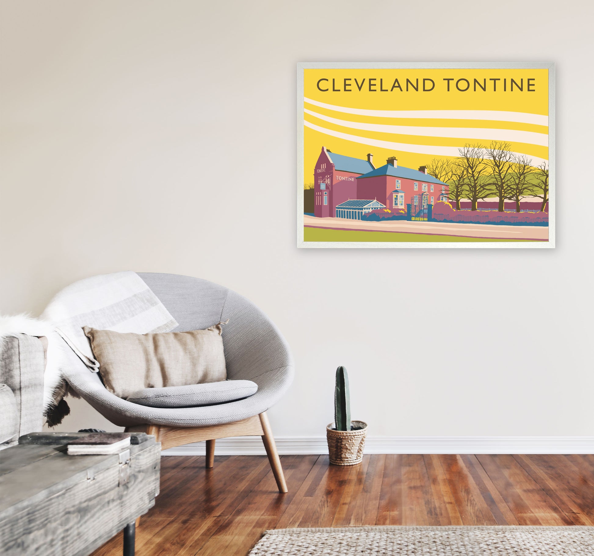 Cleveland Tontine by Richard O'Neill A1 Oak Frame