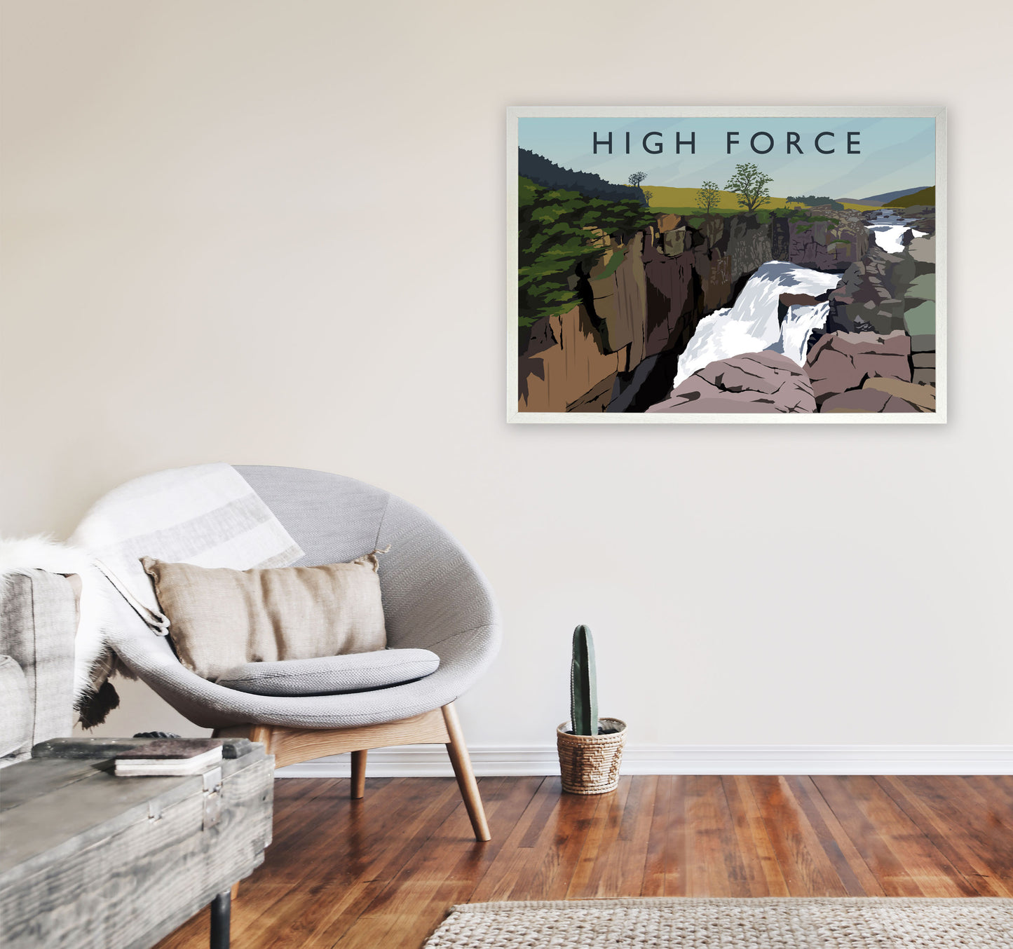 High Force 2 by Richard O'Neill A1 Oak Frame