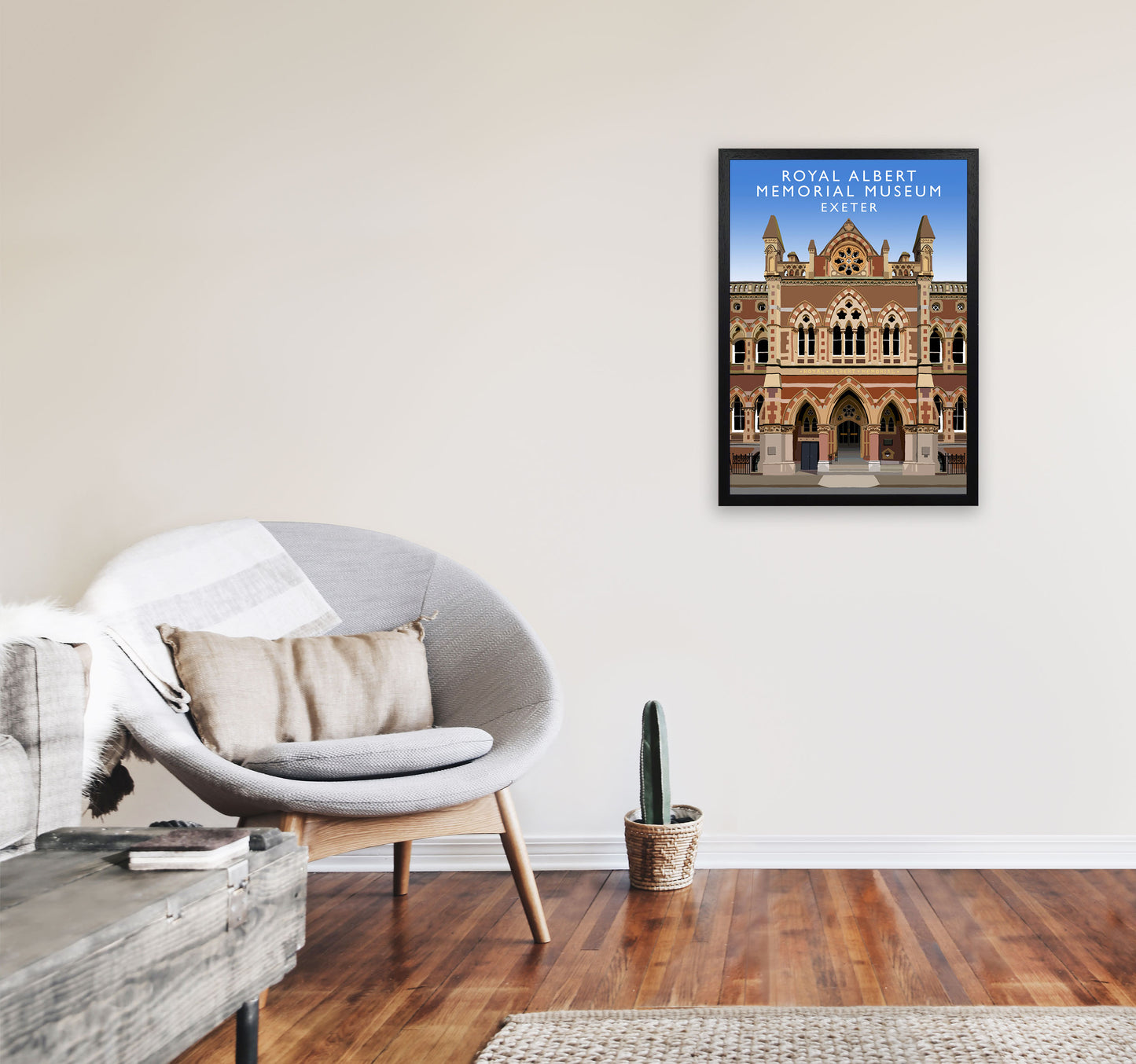 Albert Memorial Museum by Richard O'Neill A2 White Frame