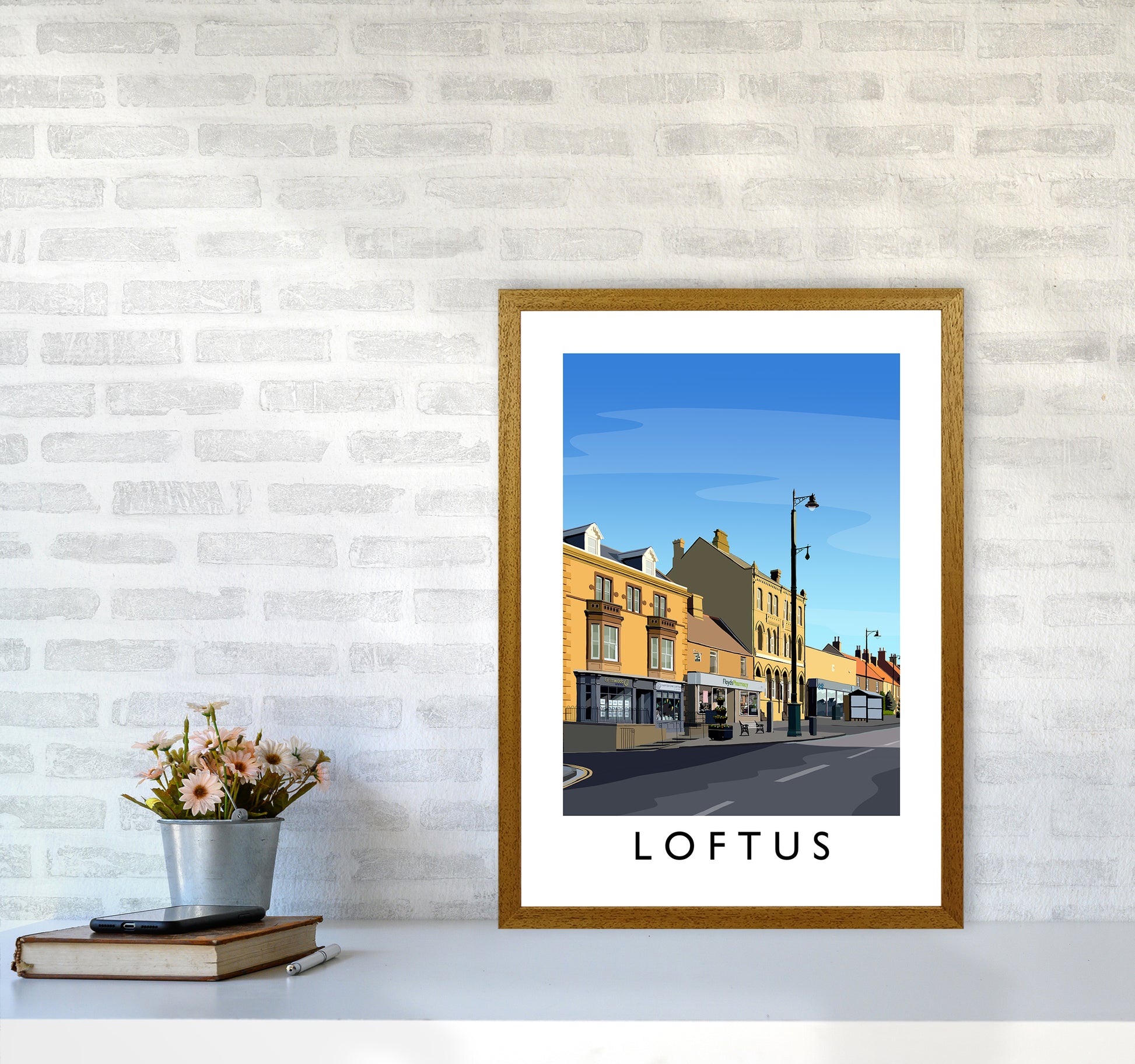 Loftus 3 Portrait Art Print by Richard O'Neill A2 Print Only