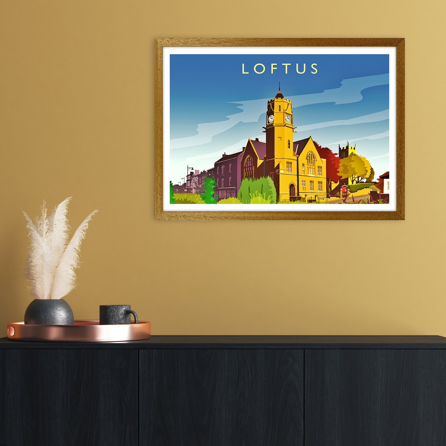 Loftus 2 Travel Art Print by Richard O'Neill A2 Print Only