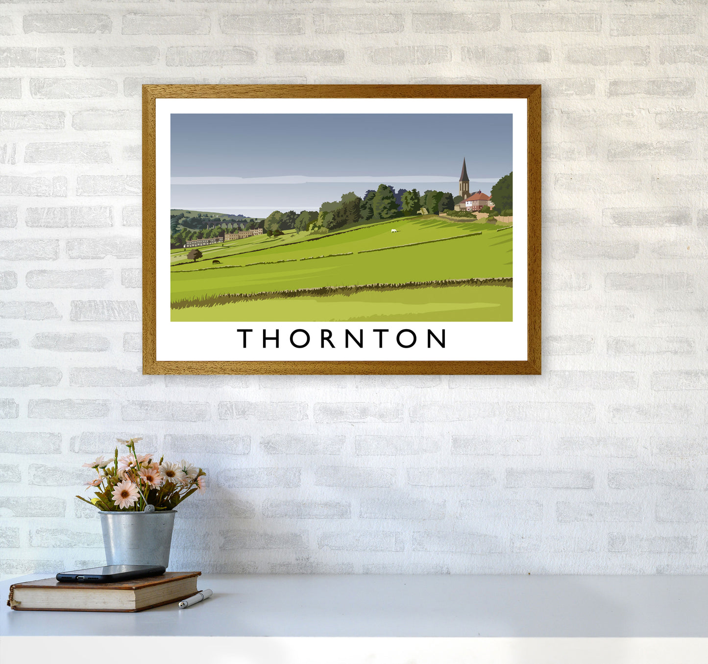 Thornton Travel Art Print by Richard O'Neill A2 Print Only