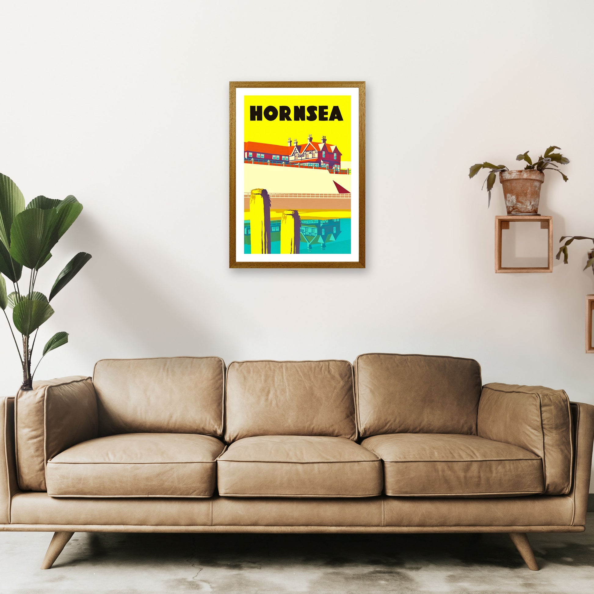 Hornsea 2 Portrait Travel Art Print by Richard O'Neill A2 Print Only