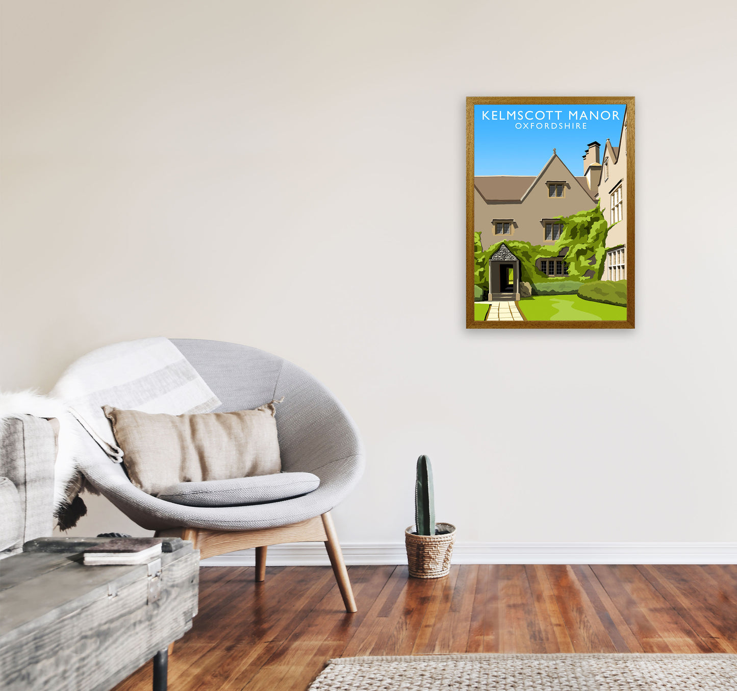 Kelmscott Manor (Portrait) by Richard O'Neill A2 Print Only