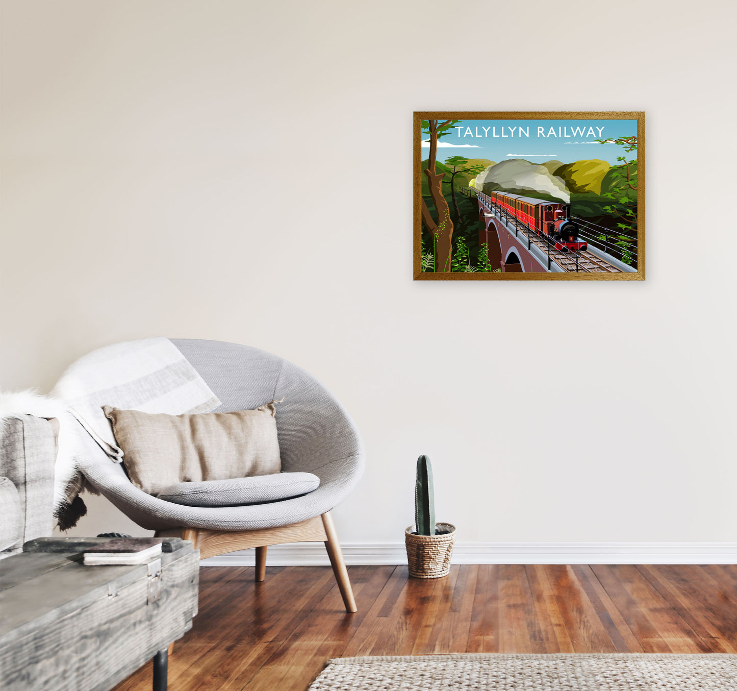 Talyllyn Railway Art Print by Richard O'Neill A2 Print Only