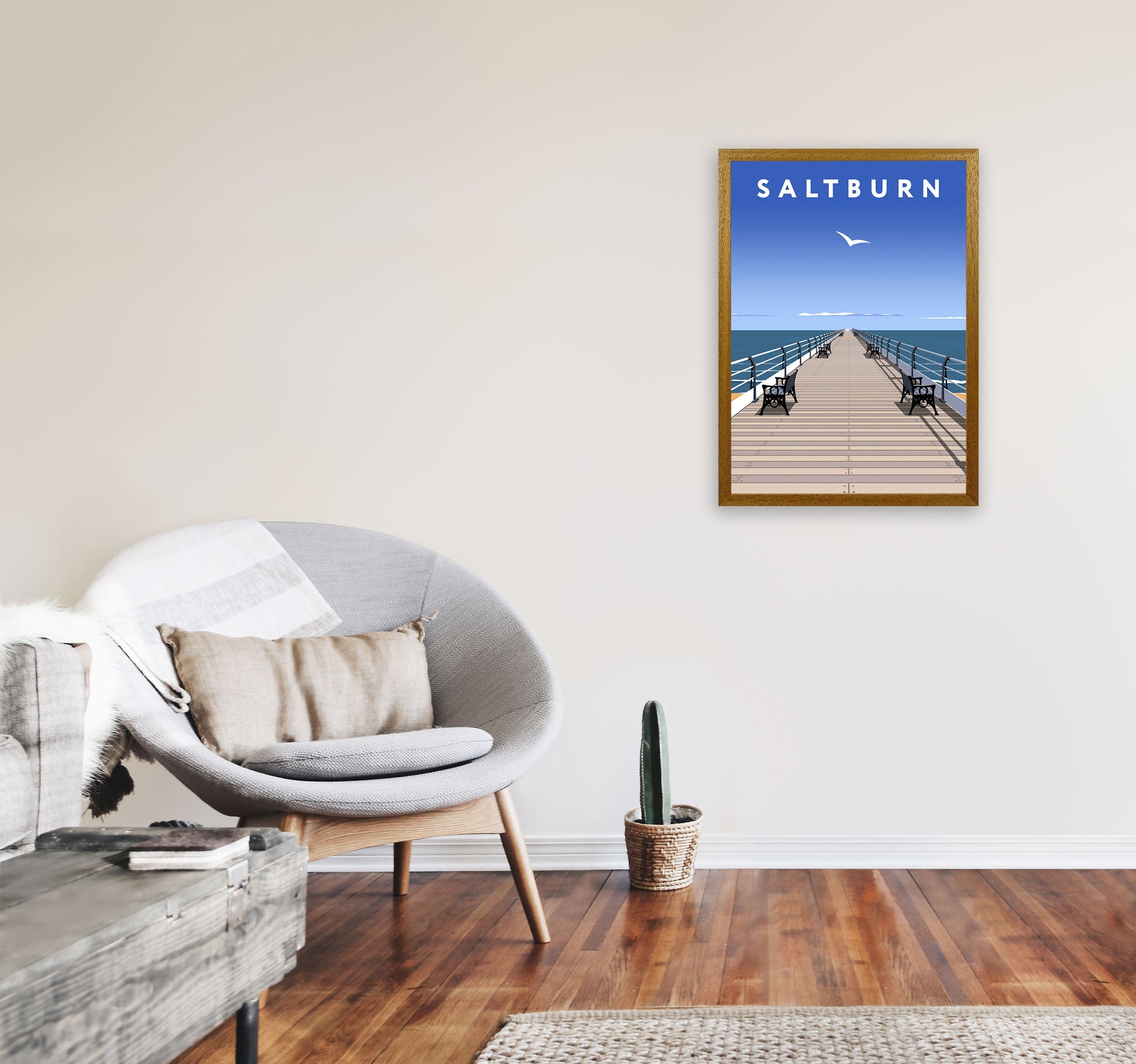 Saltburn Portrait by Richard O'Neill A2 Print Only