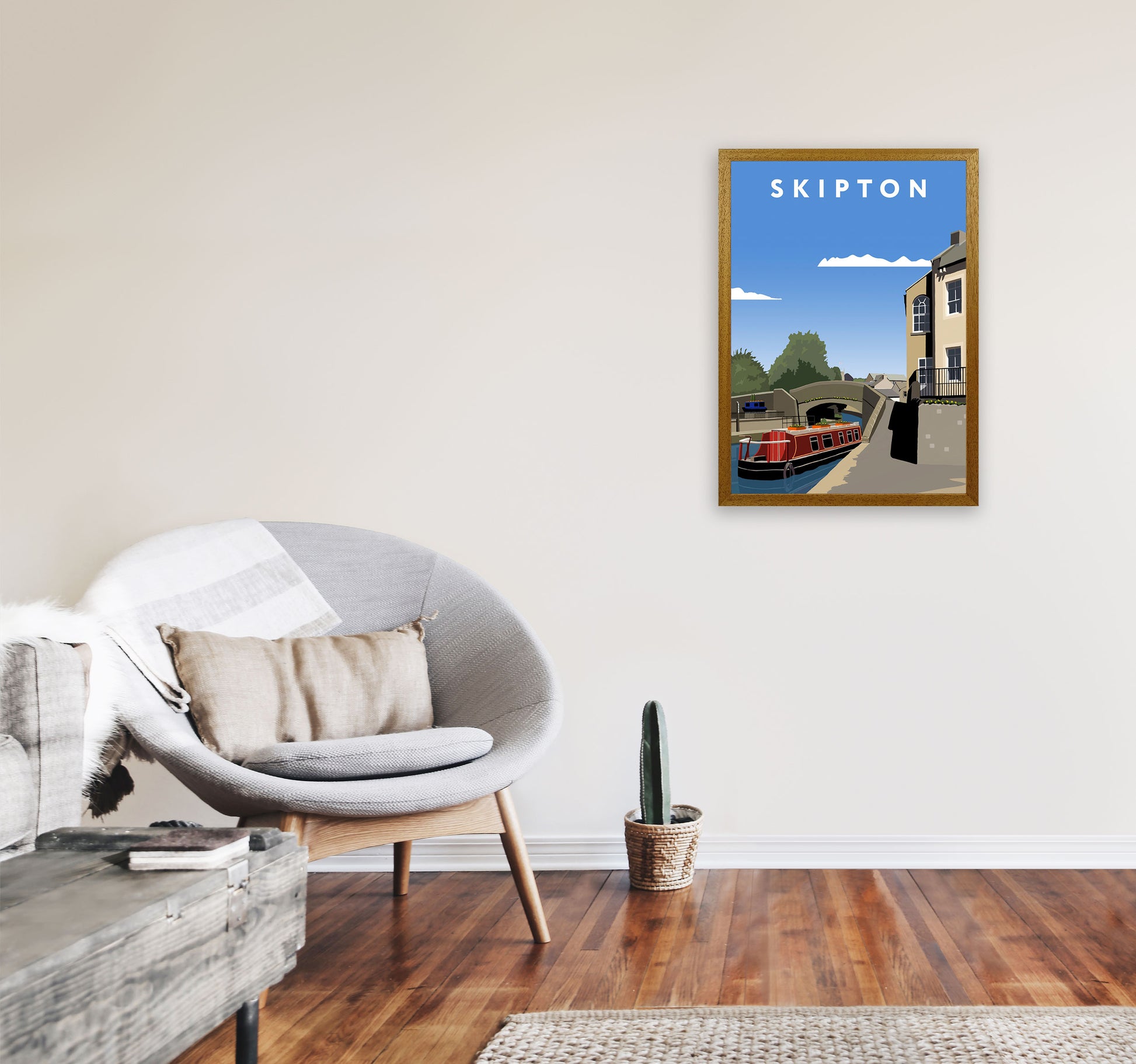 Skipton2 Portrait by Richard O'Neill A2 Print Only