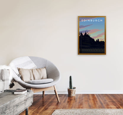 Edinburgh Art Print by Richard O'Neill A2 Print Only