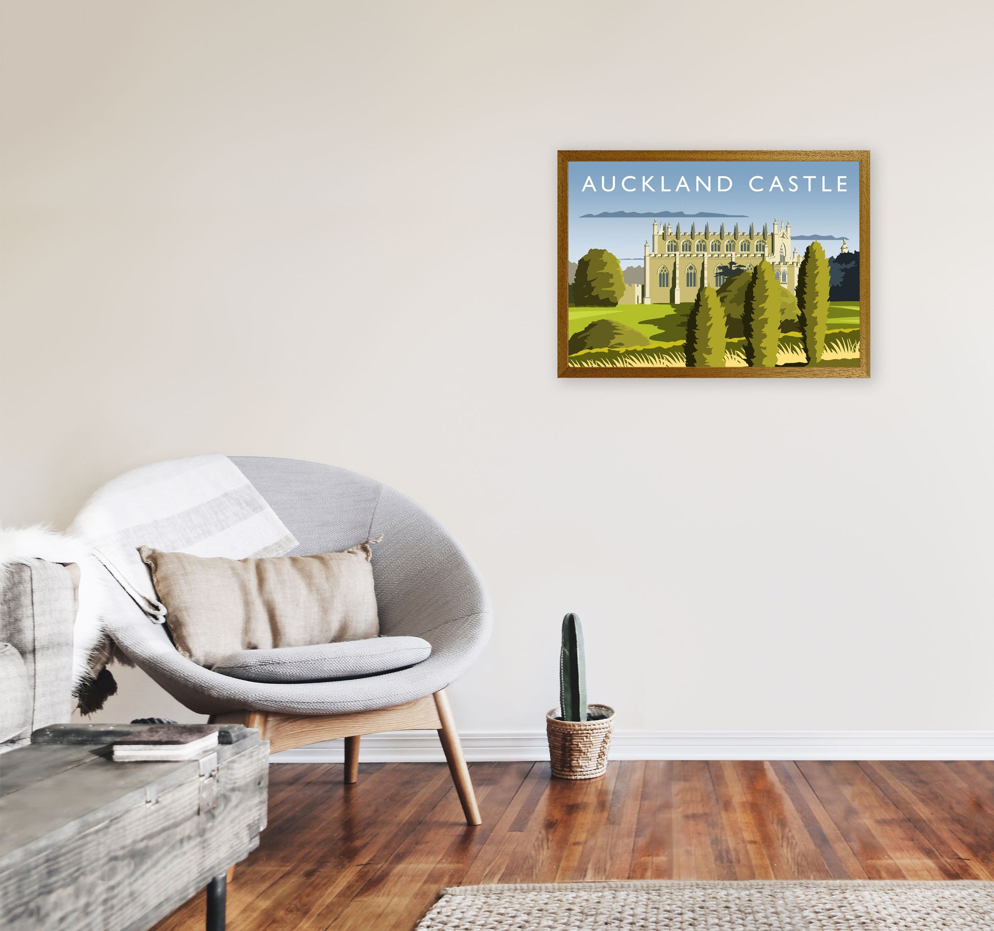 Auckland Castle by Richard O'Neill A2 Print Only