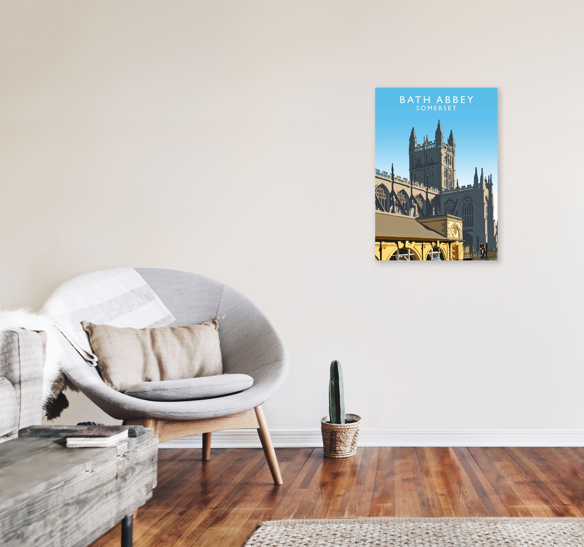 Bath Abbey by Richard O'Neill A2 Black Frame