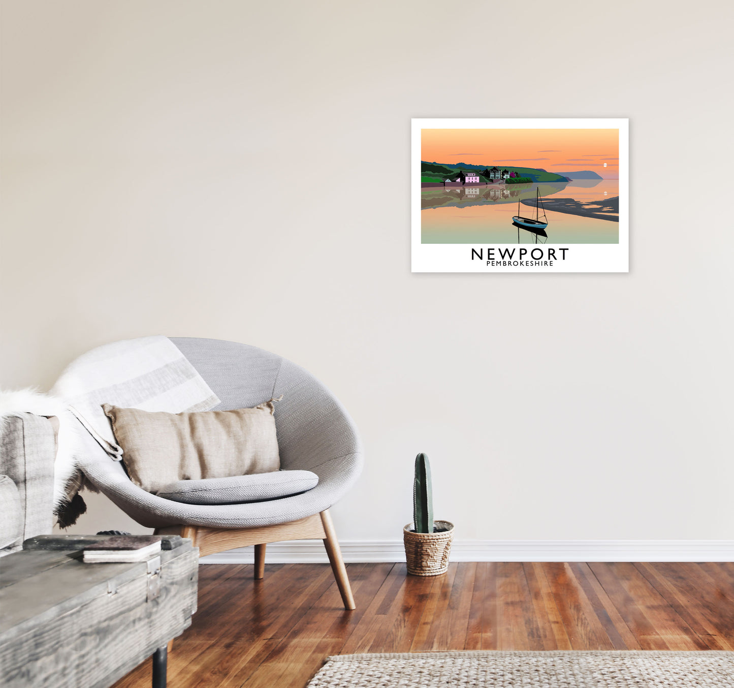 Newport by Richard O'Neill A2 Black Frame