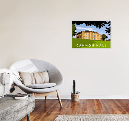Cannon Hall by Richard O'Neill A2 Black Frame