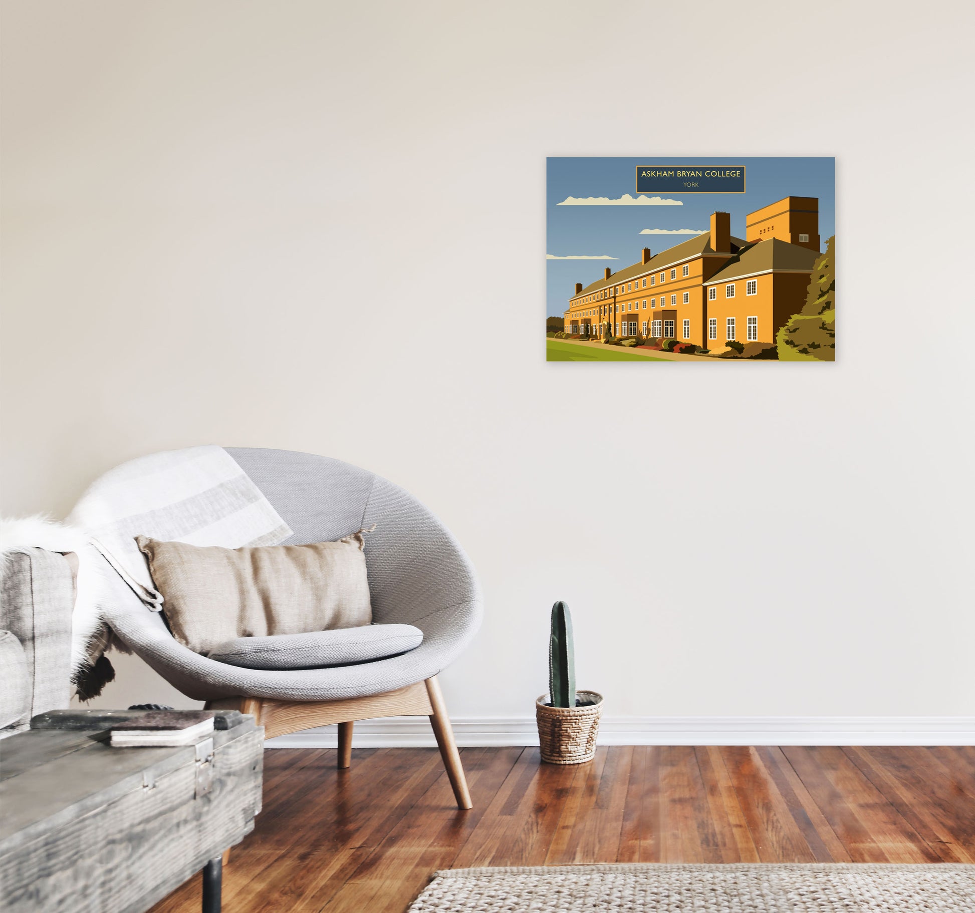 Askham Bryan College by Richard O'Neill A2 Black Frame