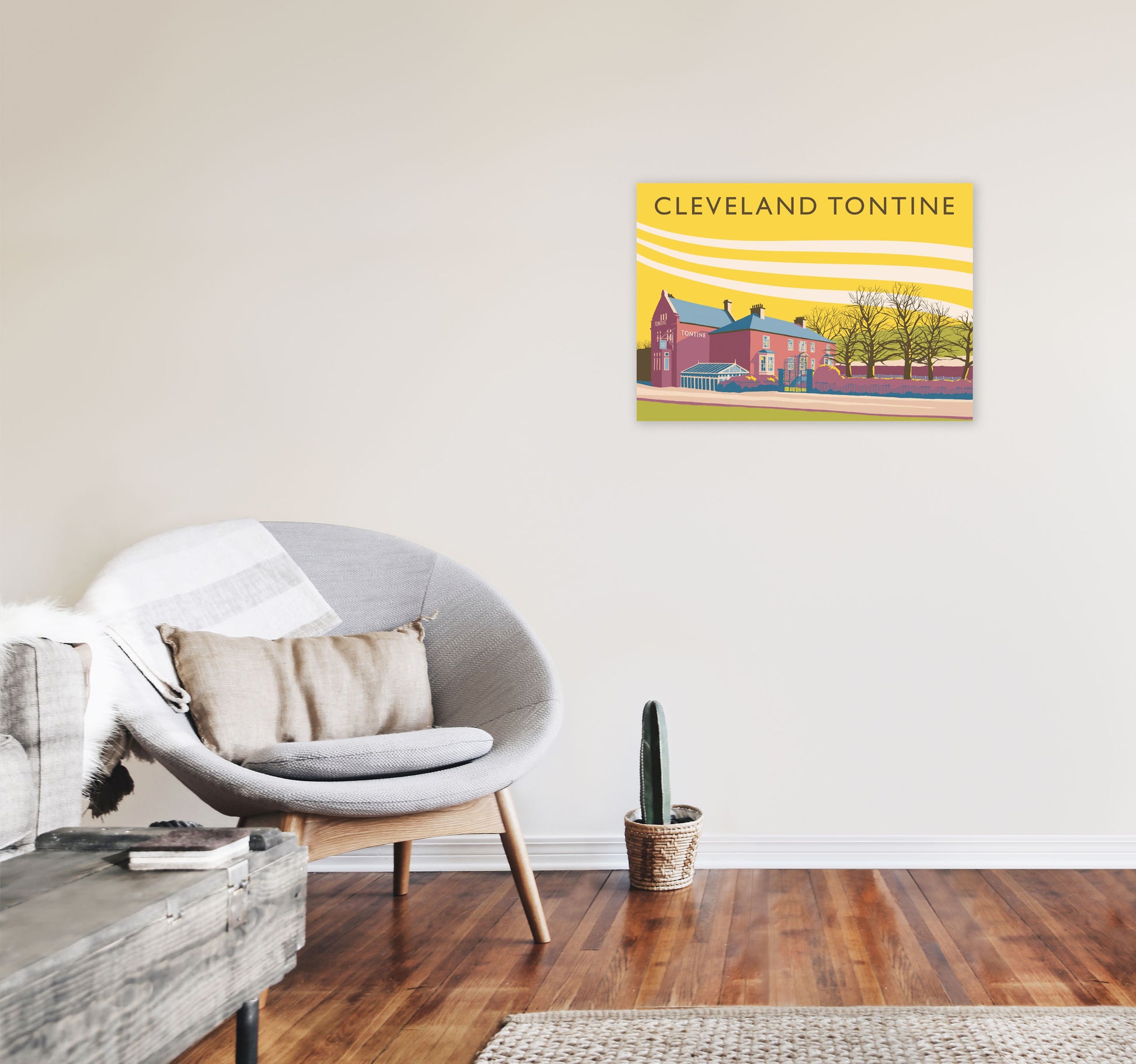 Cleveland Tontine by Richard O'Neill A2 Black Frame