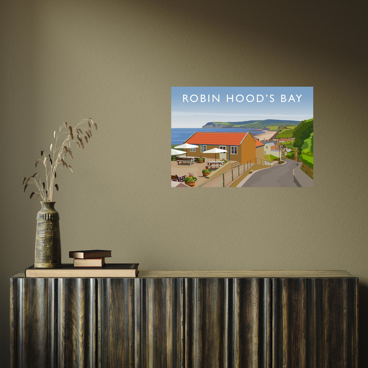 Robin Hood's Bay 3 by Richard O'Neill A2 Print Only