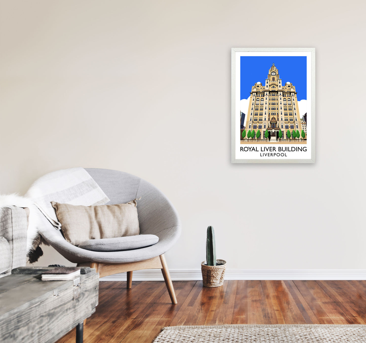 Royal Liver Building by Richard O'Neill A2 Oak Frame