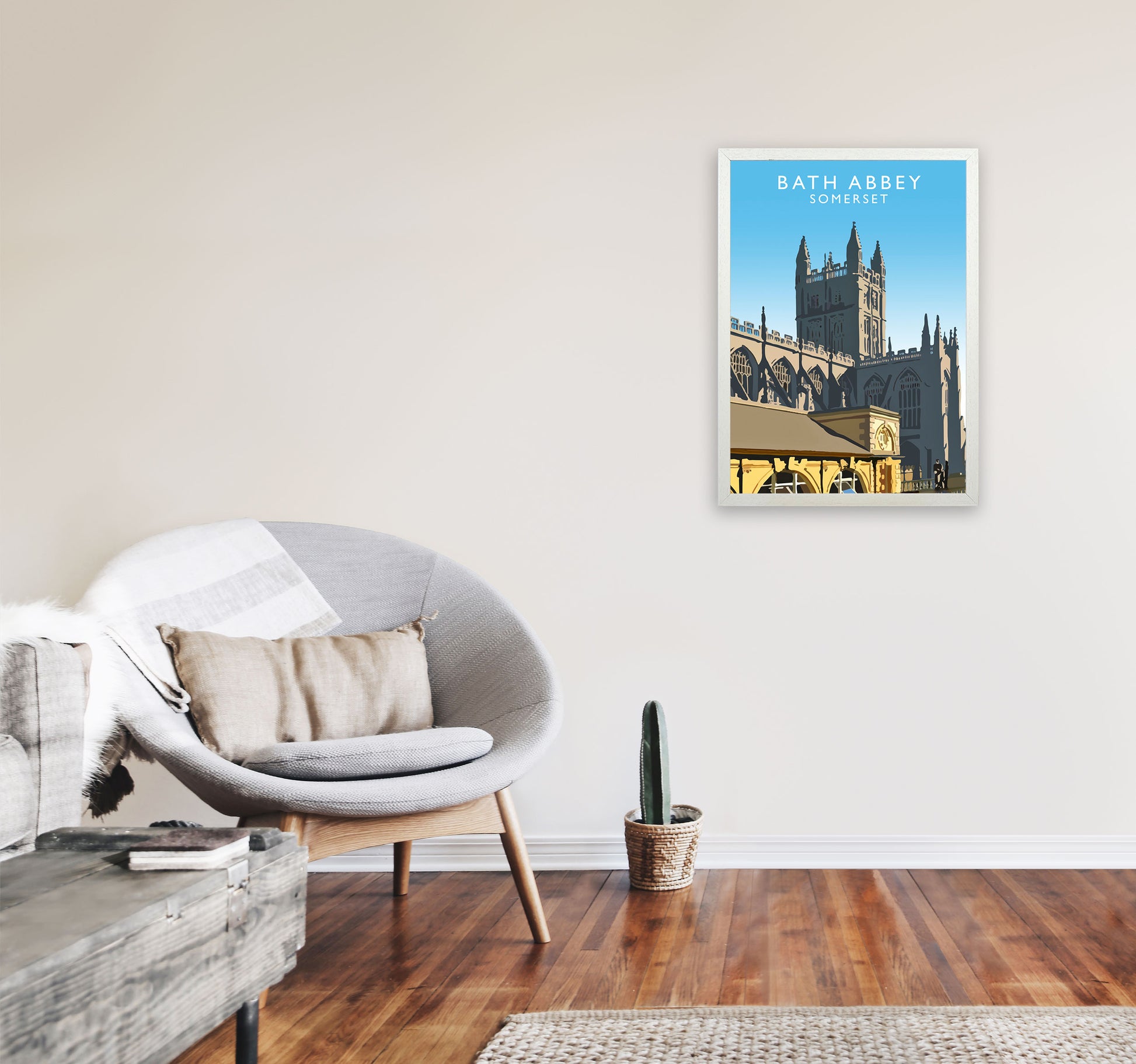 Bath Abbey by Richard O'Neill A2 Oak Frame