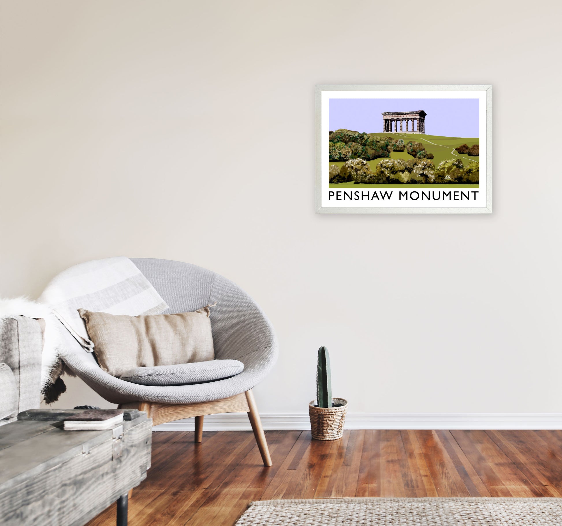 Penshaw Monument by Richard O'Neill A2 Oak Frame