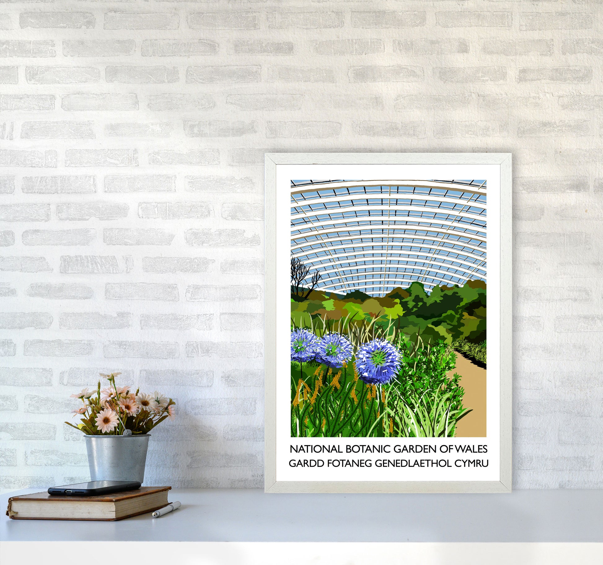 National Botanic Garden Of Wales by Richard O'Neill A2 Oak Frame