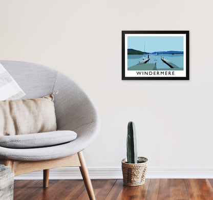 Widermere by Richard O'Neill A3 White Frame
