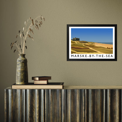 Marske-by-the-Sea 3 by Richard O'Neill A3 Black Frame