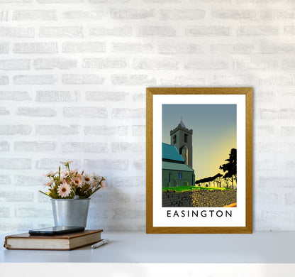 Easington Portrait Art Print by Richard O'Neill A3 Print Only