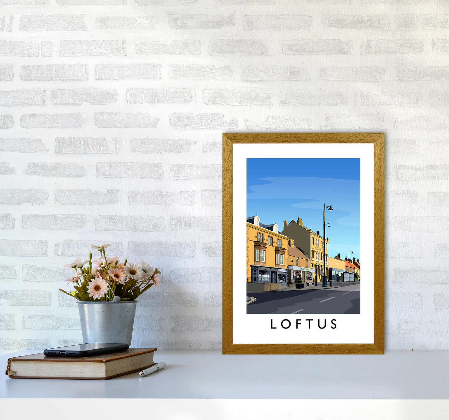 Loftus 3 Portrait Art Print by Richard O'Neill A3 Print Only