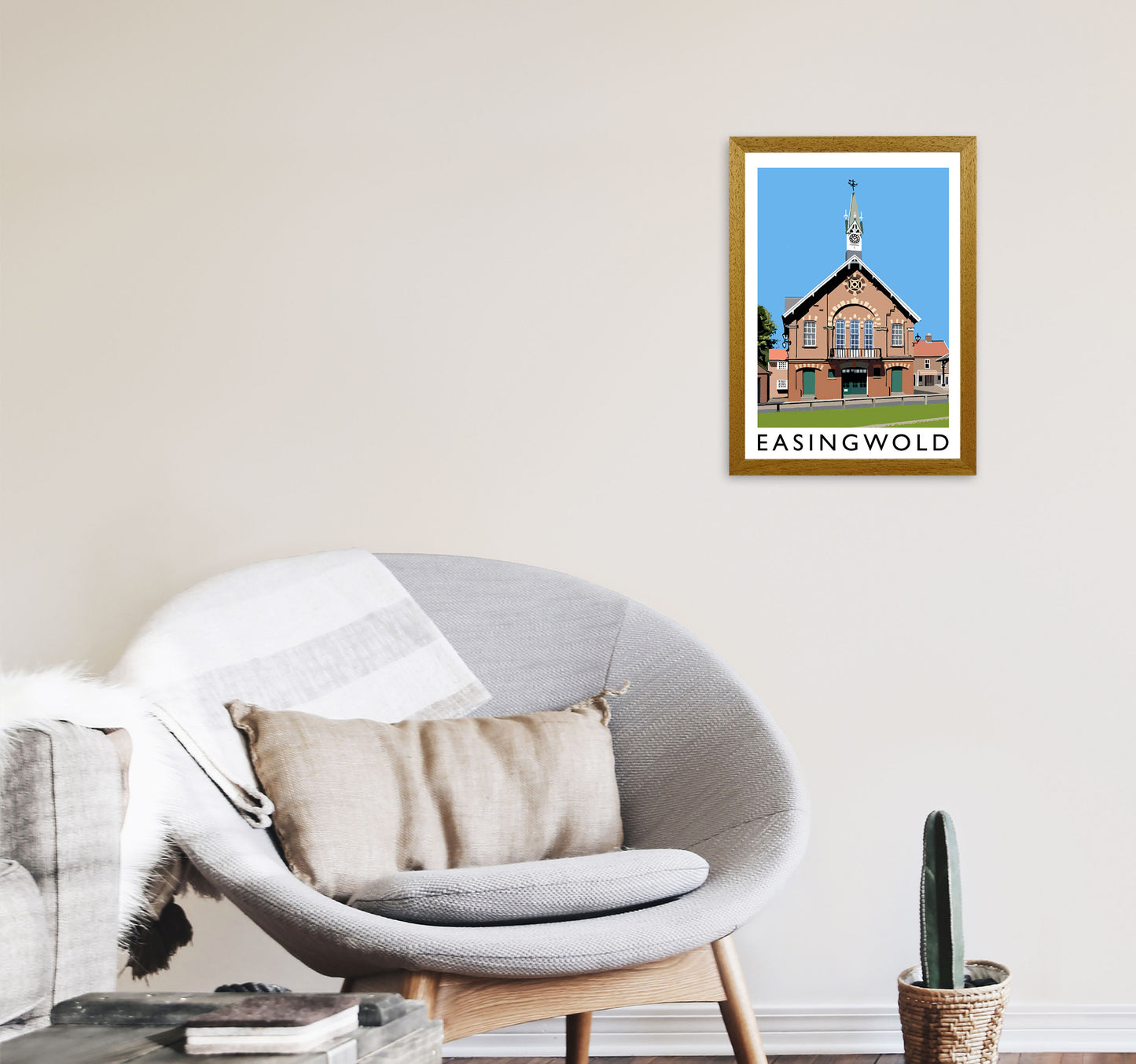 Easingwold Framed Digital Art Print by Richard O'Neill A3 Print Only