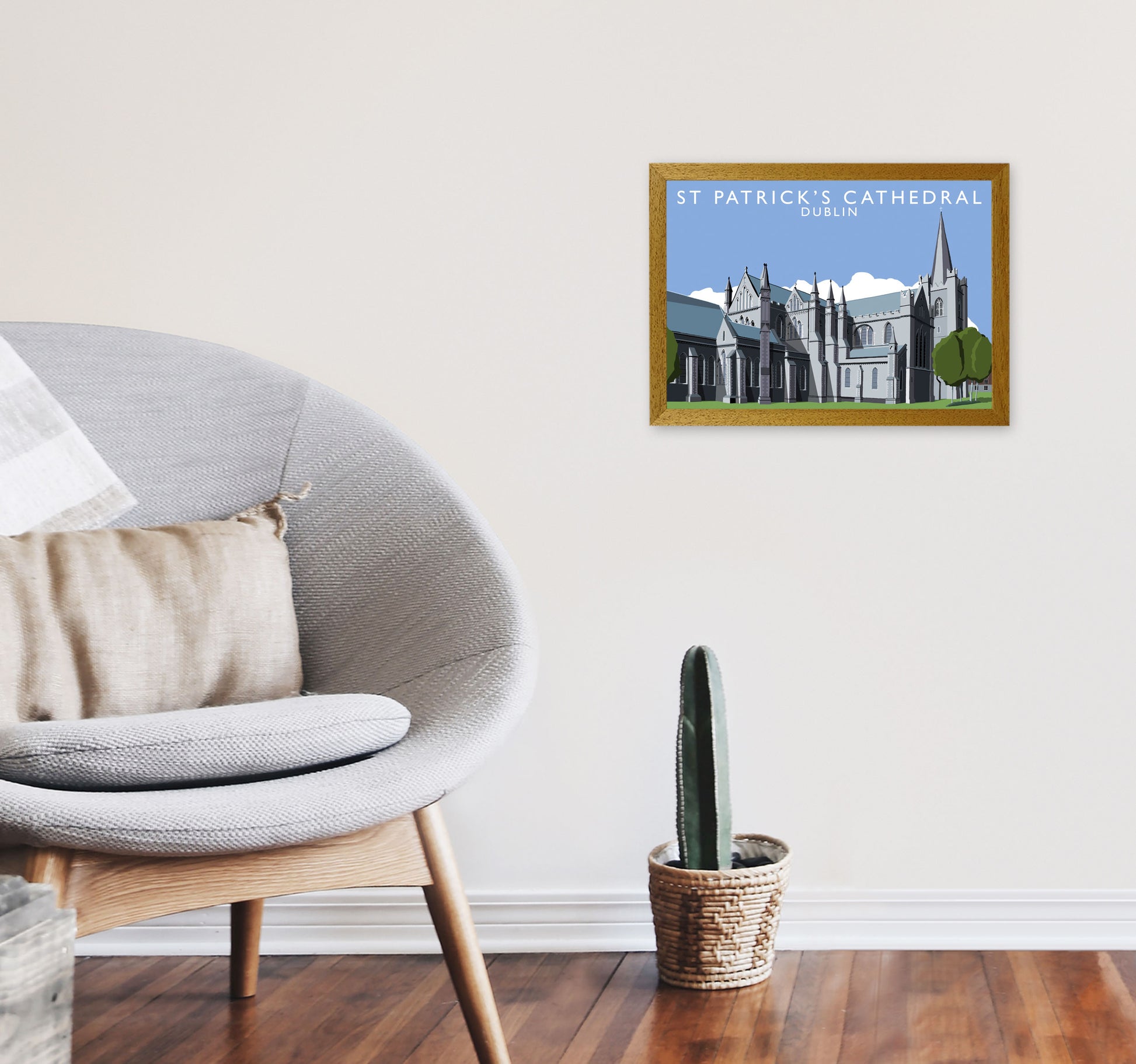 St. Patricks Cathedral by Richard O'Neill A3 Print Only