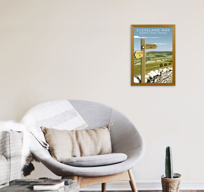 Cleveland Way (Portrait) by Richard O'Neill A3 Print Only