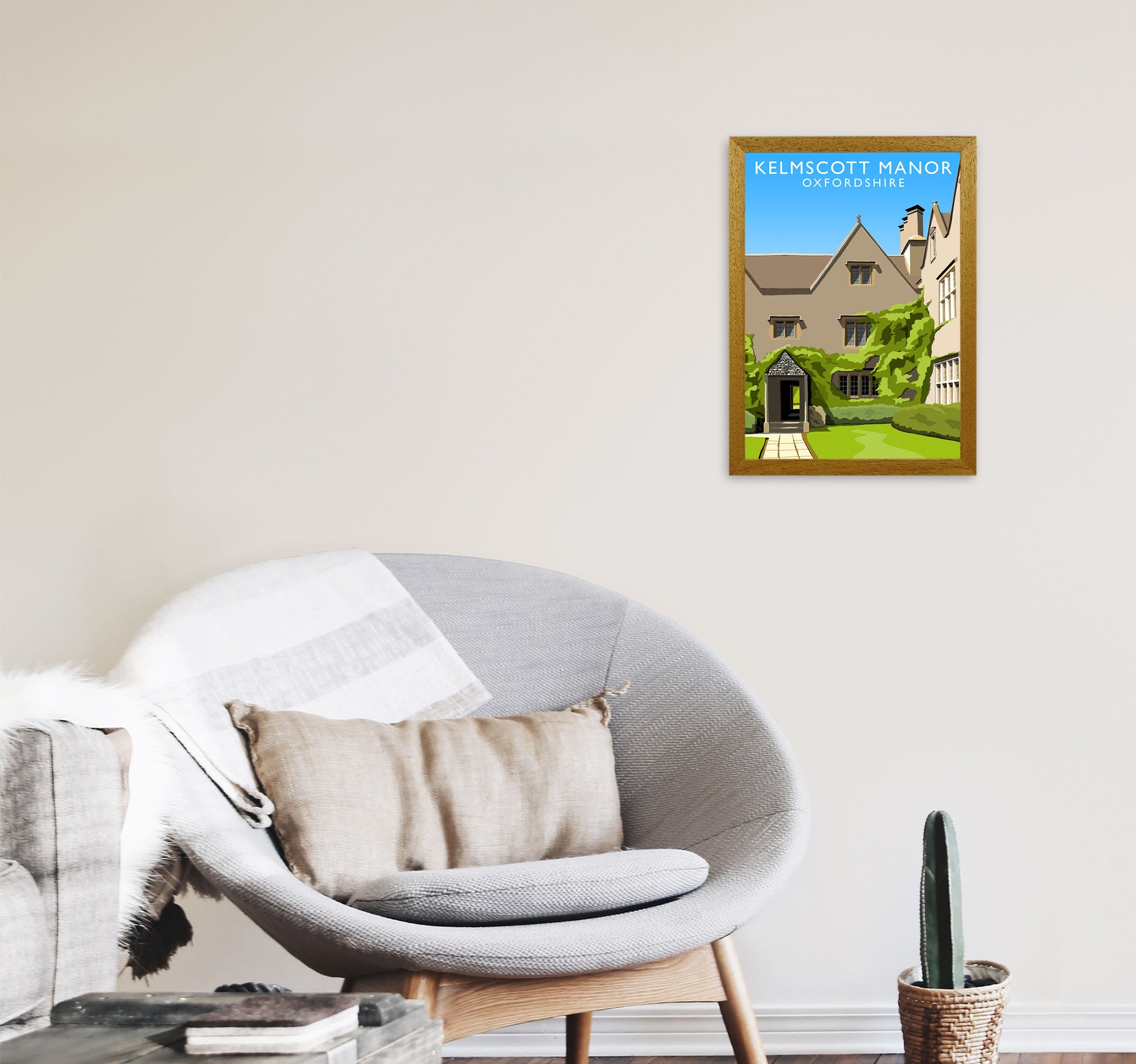 Kelmscott Manor (Portrait) by Richard O'Neill A3 Print Only