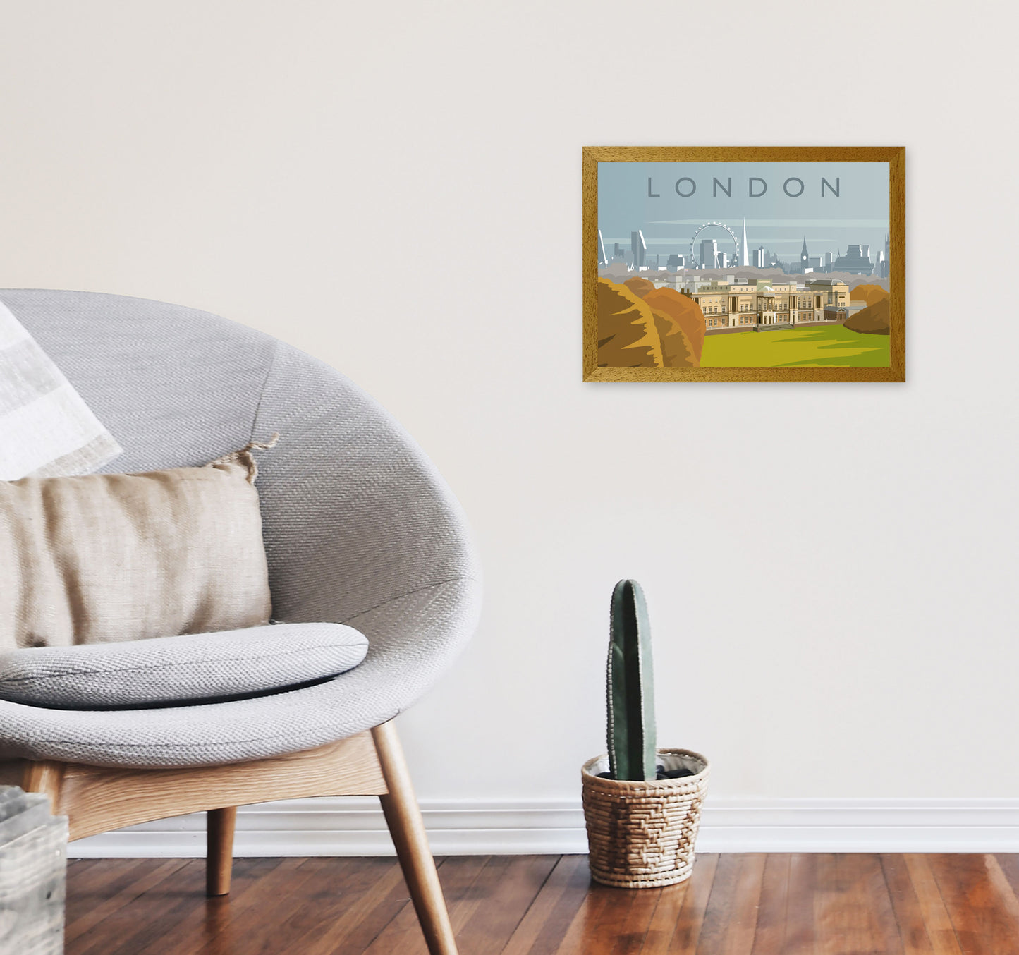 London Art Print by Richard O'Neill A3 Print Only