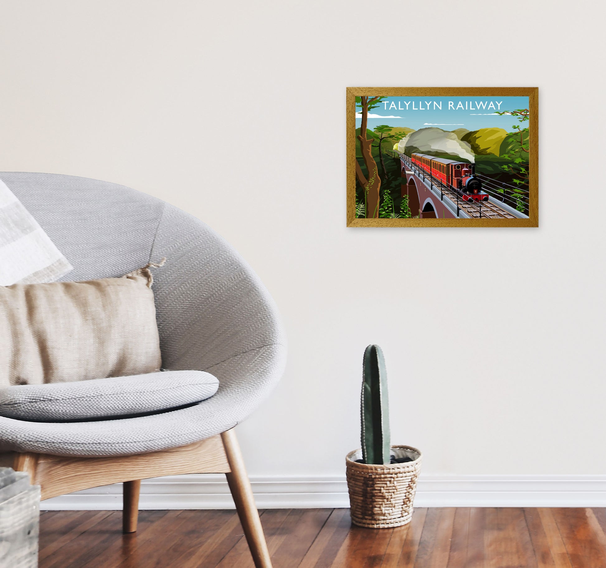 Talyllyn Railway Art Print by Richard O'Neill A3 Print Only