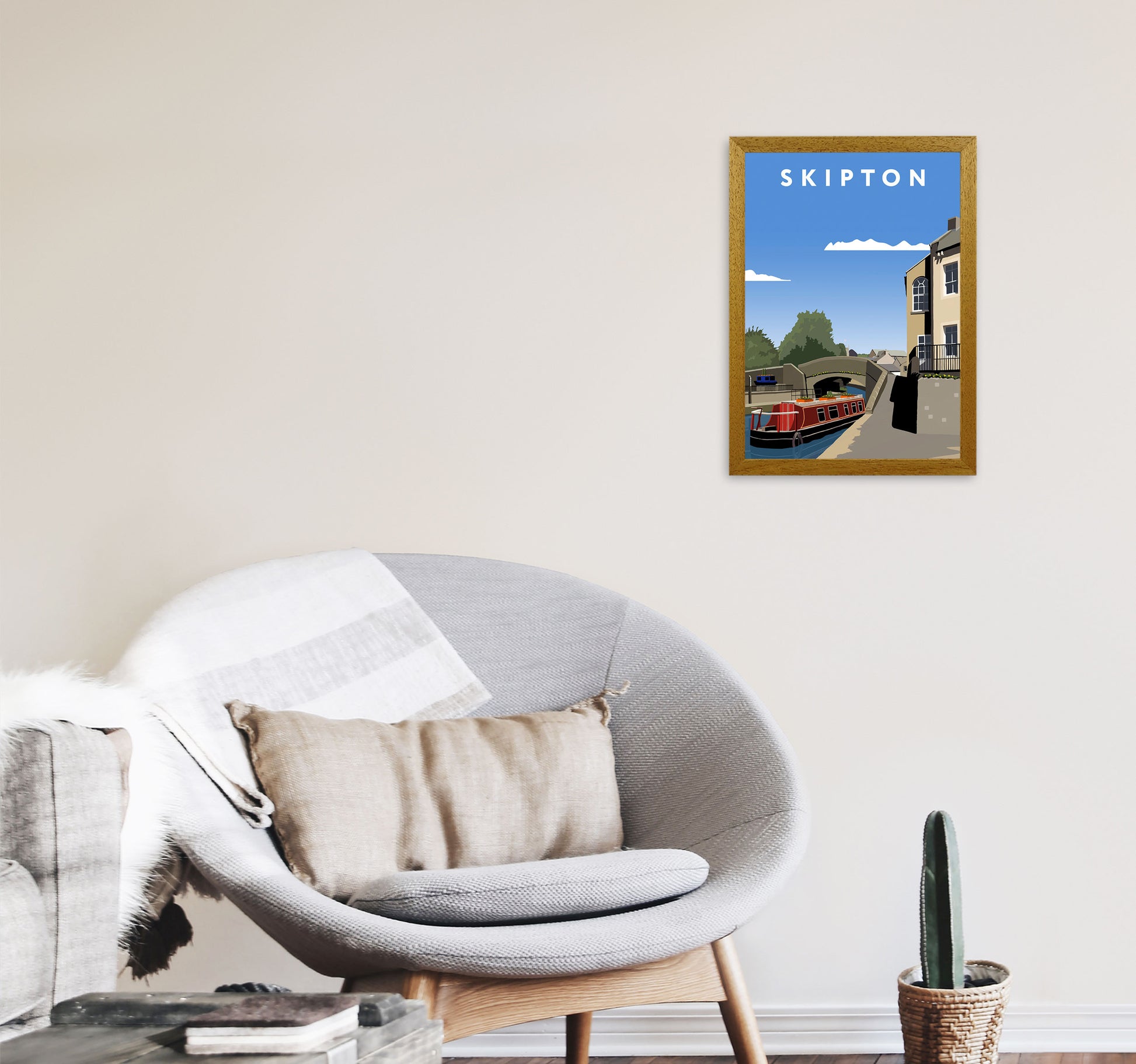Skipton2 Portrait by Richard O'Neill A3 Print Only