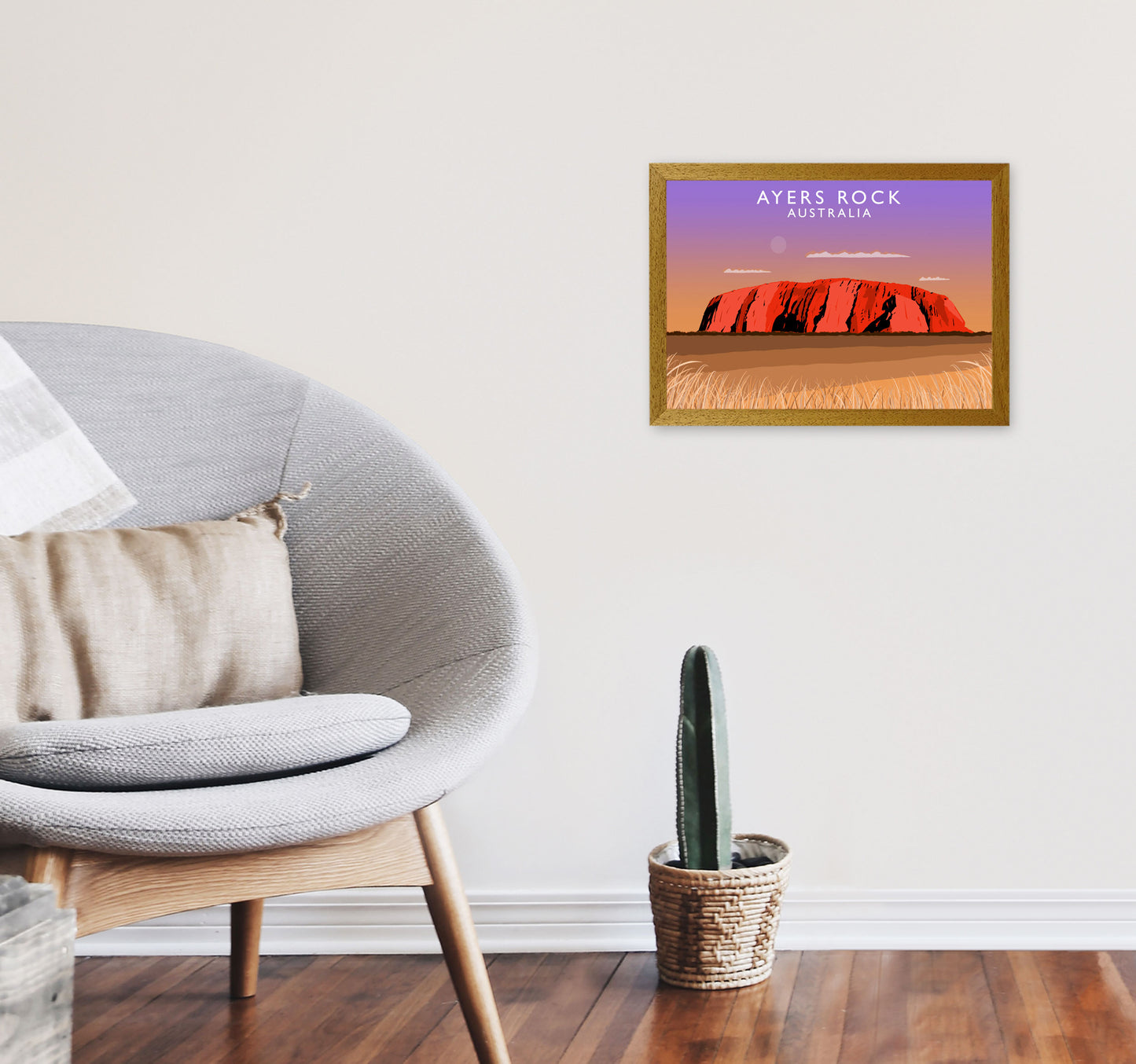 Ayers Rock by Richard O'Neill A3 Print Only