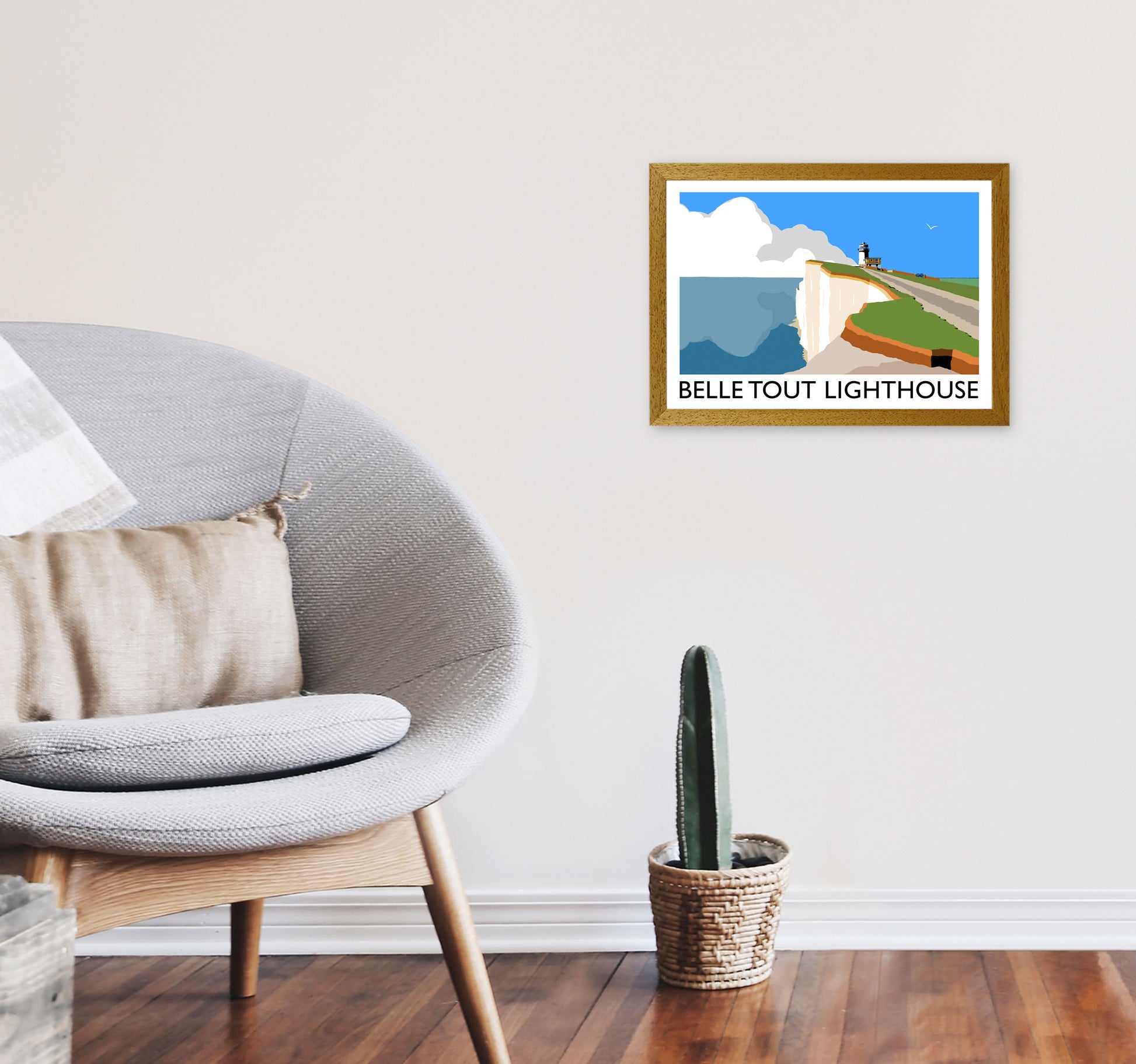 Belle Tout Lighthouse by Richard O'Neill A3 Print Only