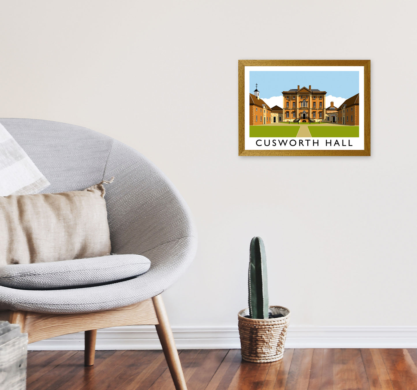 Cusworth Hall Art Print by Richard O'Neill A3 Print Only